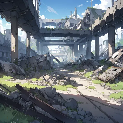  factory、ruins