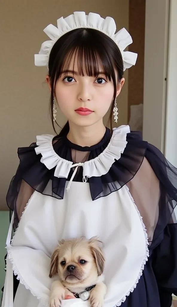 real
Japanese women
maid clothes
condescending