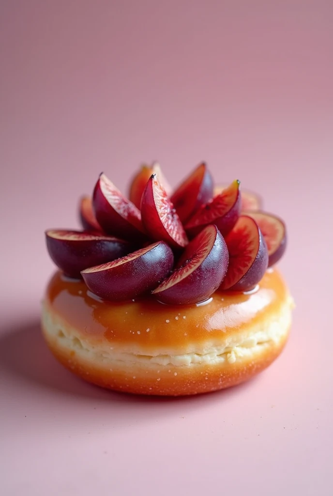 Make a donut with plum