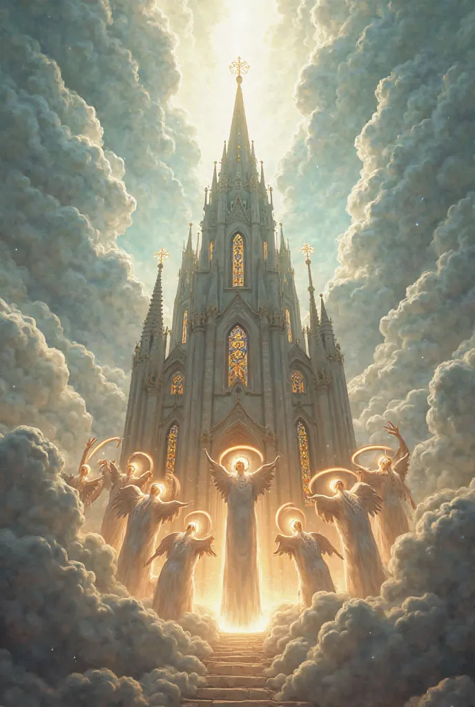 A Church Being Raised by Angels 