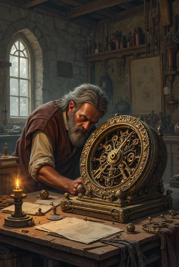 Medieval clock inventoe
