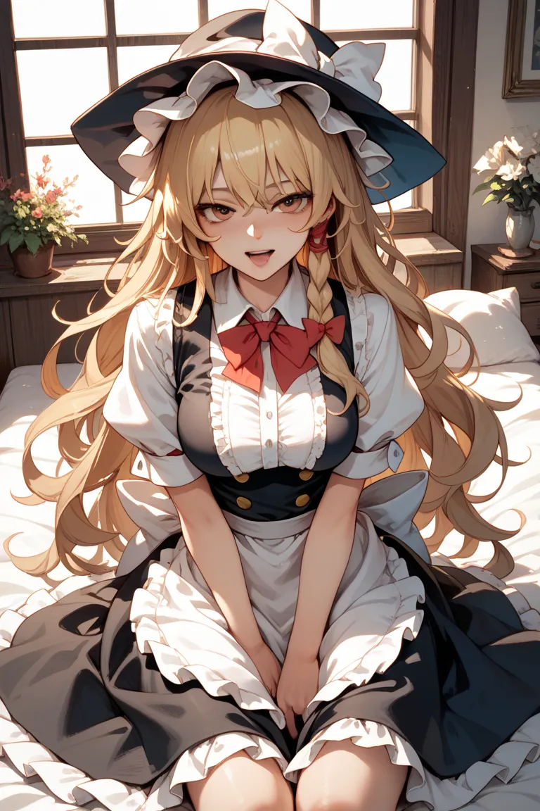 Touhou Kirisame Marisa masturbates and squirts 