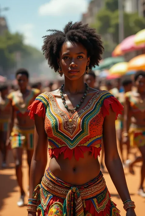 Samba school uniform about slavery 