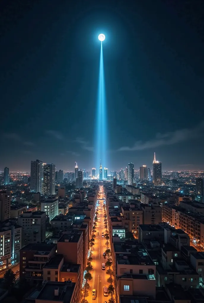 A light from beirut to the moon