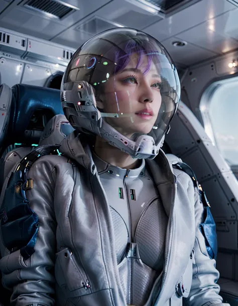 , (plugsuit:1.15), , eva helm, , indoors,masterpiece, best quality, 1girl, solo, {{{very short hair:1.7}}}, pread legs, , , short hair, ,(upper body:1.2)space helmet, space helmet,eva helm, spacesuit , astronaut), bubble helmet, space helmet, (1girl:1.1) w...