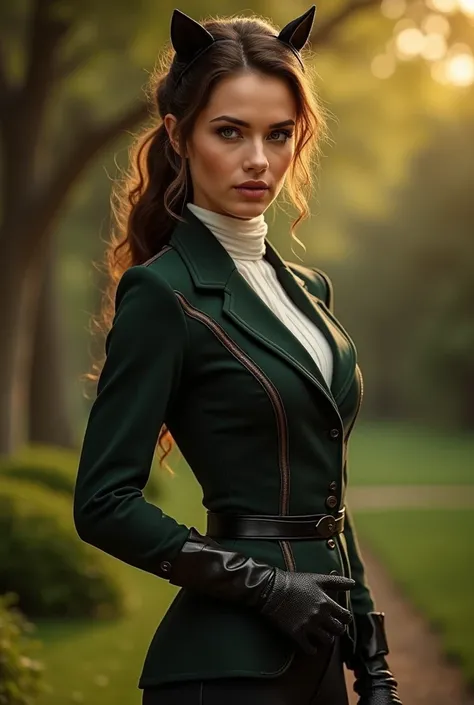 Sexy woman in riding clothes
