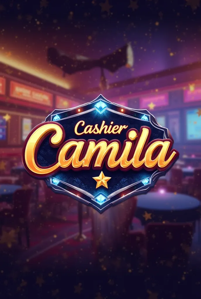 WHAT DOES CASINO LOGO SAY "Cashier Camila"