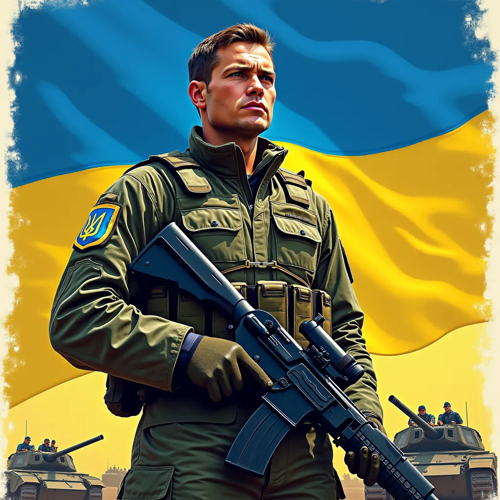 Postcard for the Ukrainian Army (ZSU)