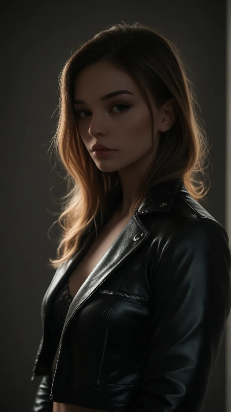 Ana de Armas, Beautiful Black Woman by Chanel,  black clothes, leather clothes, leather jacket, sexy look