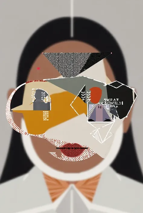 Generate my Bauhaus portrait from my face, from geometric shapes