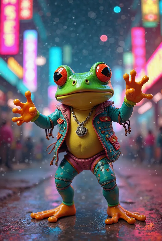 Frog dancing funk 