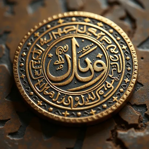 "Design an Islamic or ancient Egyptian coin."