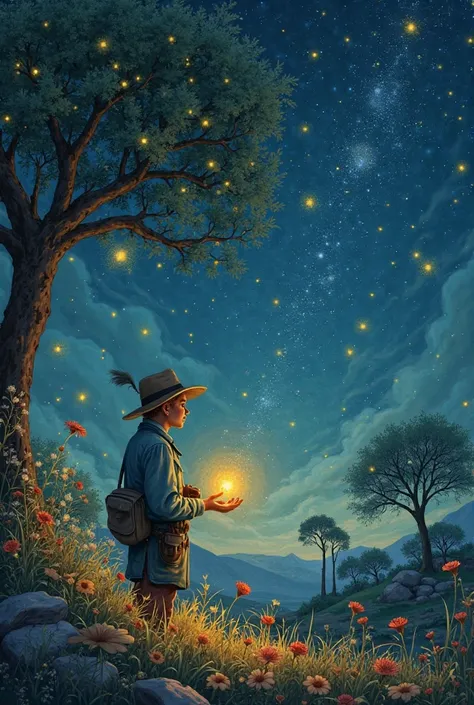 

                The Gardener and the Stars

-----In a small, forgotten town nestled on the edge of a barren desert, there was a quiet gardener named Theo. His hands were weathered from years of tending the soil, and his back was bent, but his eyes still ...