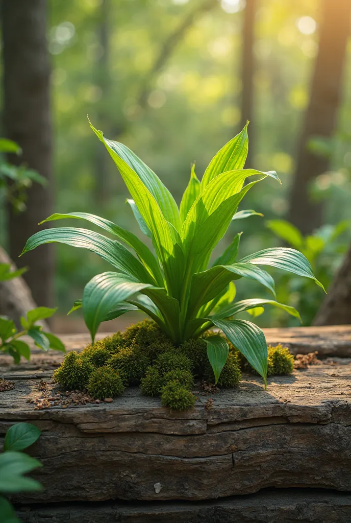 Plant pic with wood
