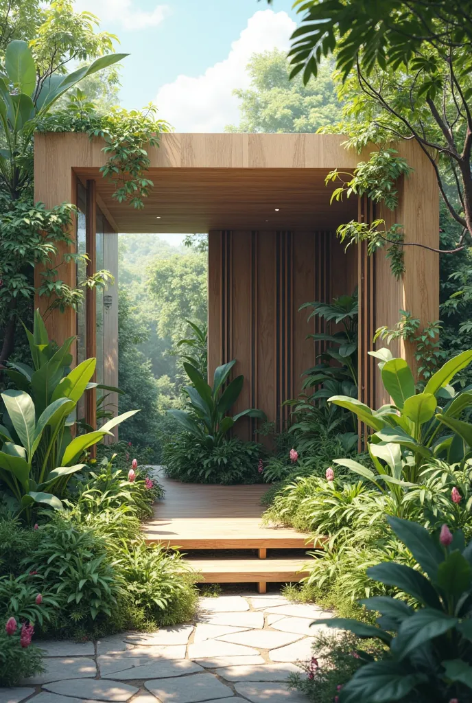 its like a house for plants with a platform inside which plants are placed