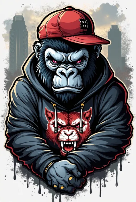 Ganster gorilla street wear logo