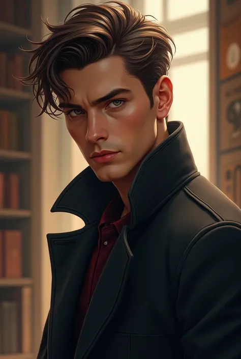 Handsome guy from a book young (cool)