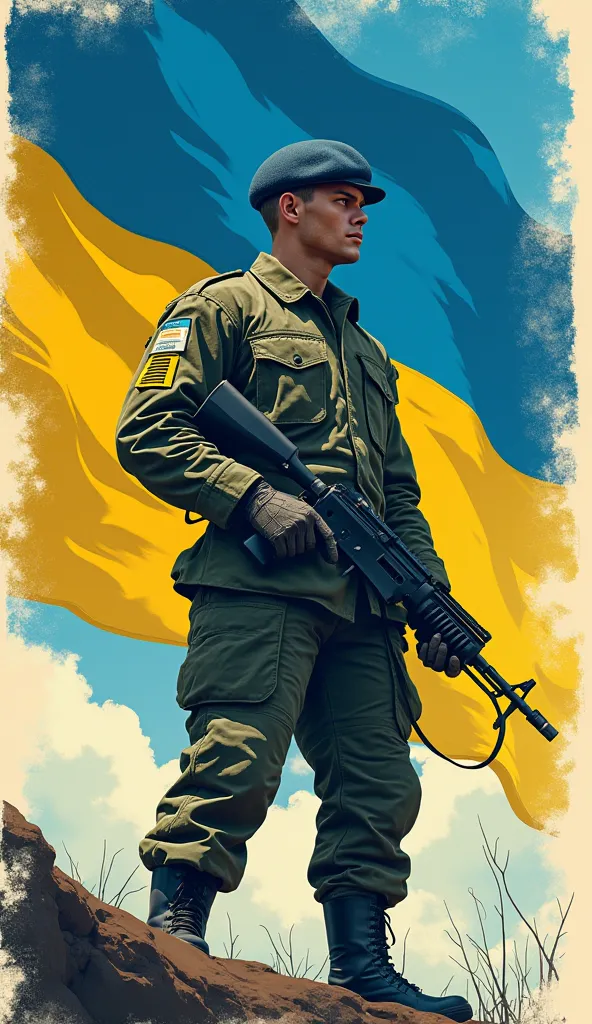 Postcard for the Ukrainian Army of the ZSU 