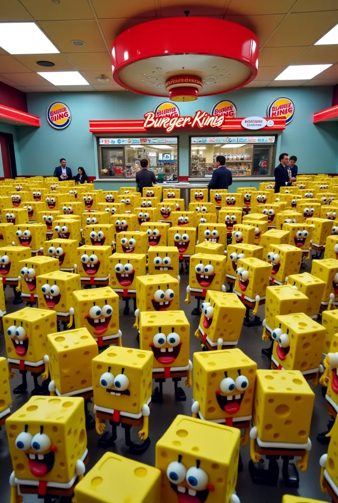 100 SpongeBob's in burger King