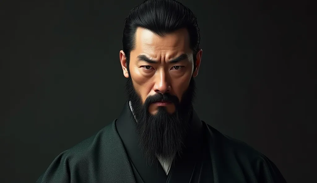 Real person
Age: 50s

Appearance: a korean Stern-looking with a long beard, dressed in dark official robes. His sharp eyes are always calculating.

