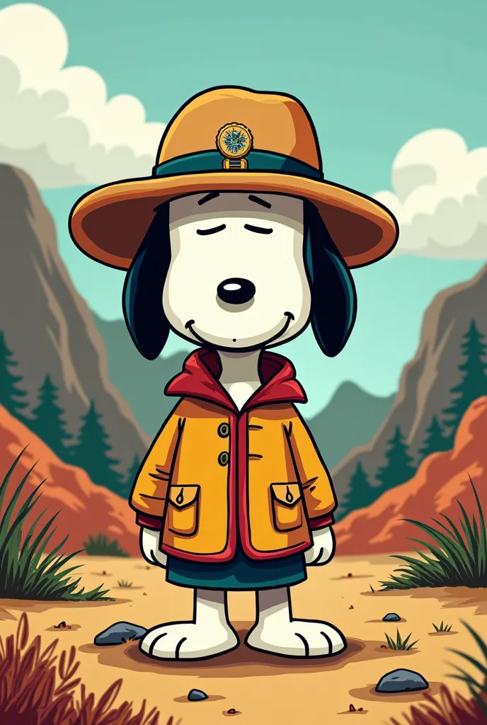 Snoopy version of former president of Bolivia Evo Morales