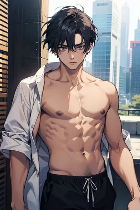 Anime male shirtless 