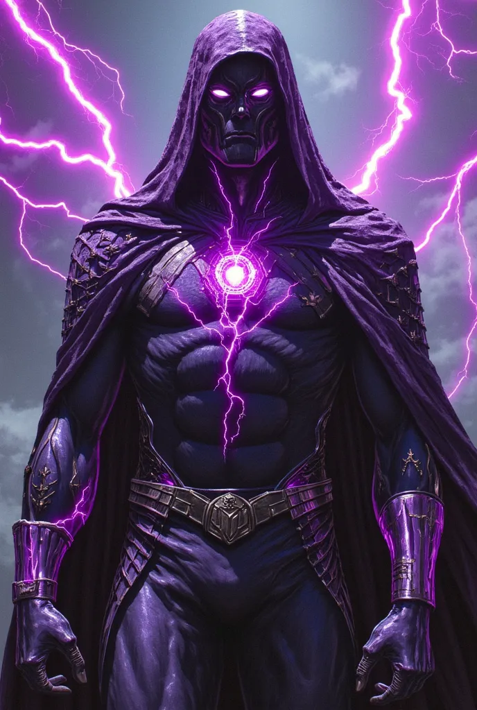 The Reaper of the Void (Black Lantern + Shazam)

 Image Description :
A  titan wrapped in a dark cloak studded with purple lightning. Your lightning emblem shines with necromantic energy, and their eyes are empty like a black hole.

Behind him, death itsel...