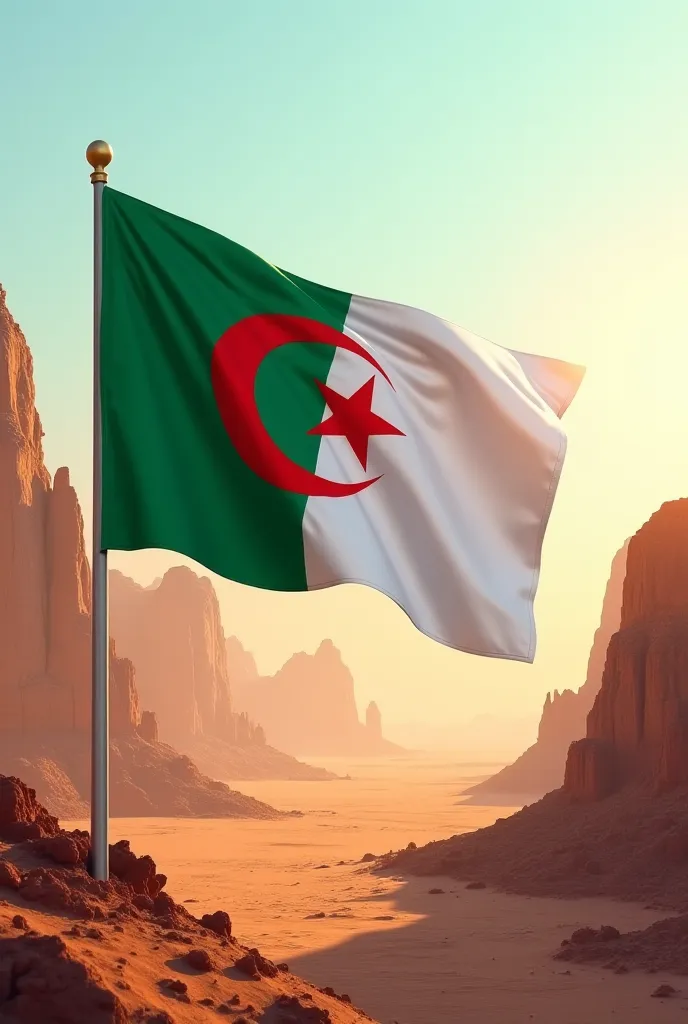 Algerian flag 