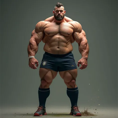 Men 35 year old rugby players, big legs, Alone, Muscular