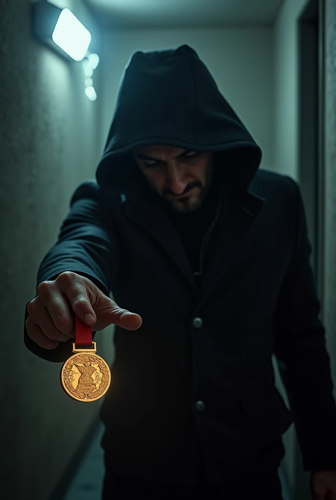 Man robs and steals medal