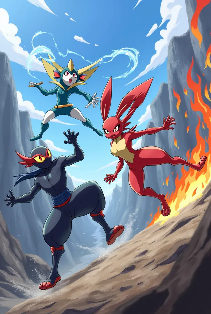 Greninja Lucario Cinderace