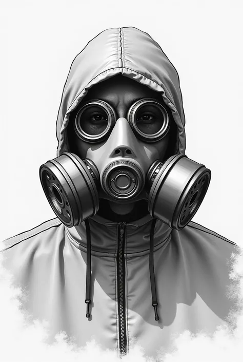 Draw a person who wears a gas mask, but with details that make it a fashion accessory, as if it were a trend.
This image is a criticism of air pollution and the increasing normalization of poor air quality in global cities. The mask becomes a symbol of sur...