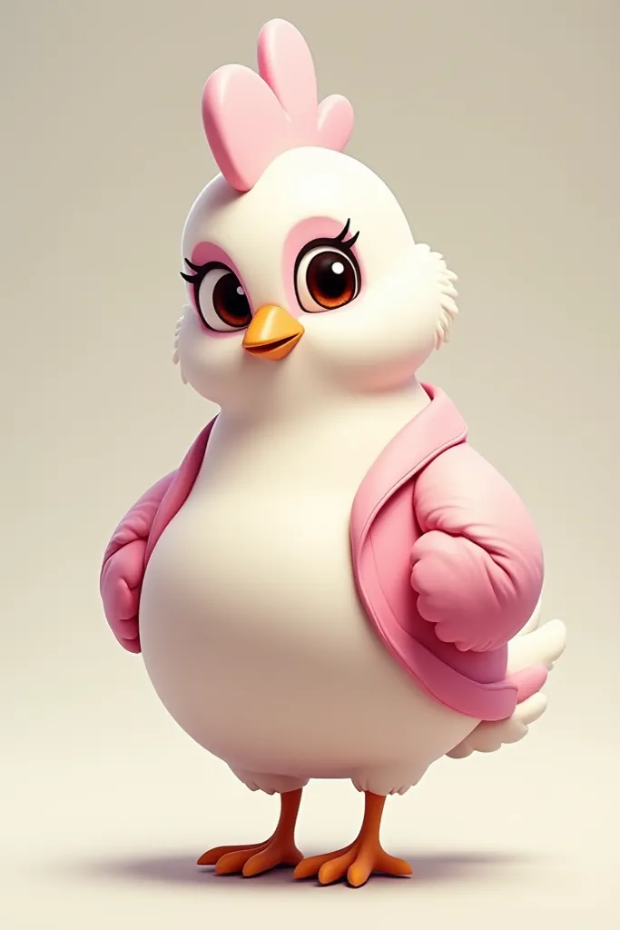 Anime Cartoon Curvy Bird Busty White Pink Bird Pigeon Brown Beak Toony Big Brown Eyes Chest Fluff Wide Hips Big Breasts Short Robe Teasing Soaked See Through