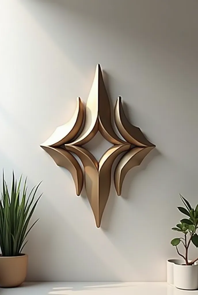 logo of a TikTok account about interior design, striking and modern