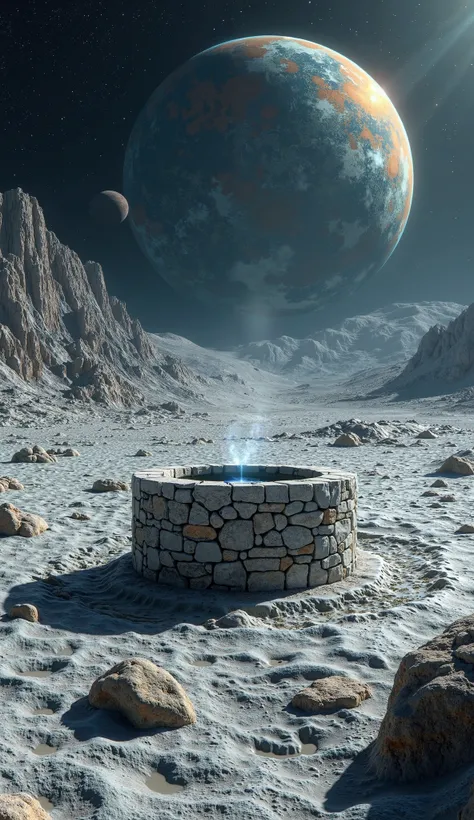 Water well on the moon