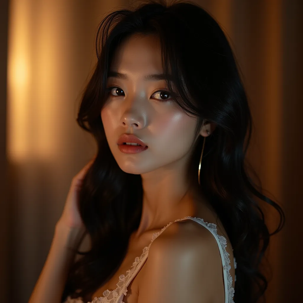 A beautiful 25-year-old Korean girl who took off all her dancing clothes