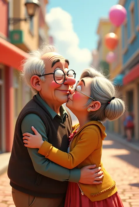 Create cartoon style two people being kissed from that cartoon up tall adventure Ellie Fredricksen
Movie character
Carl Fredricksen and Fassa a tutorial on how to draw and how drawing begins