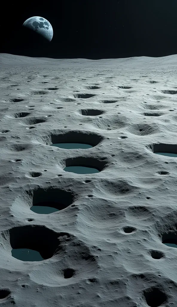 Satellites can see little water on the moon