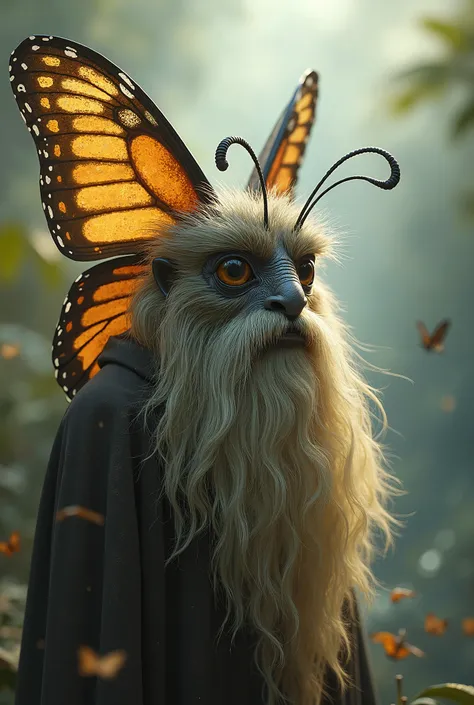 Bearded Old Butterfly