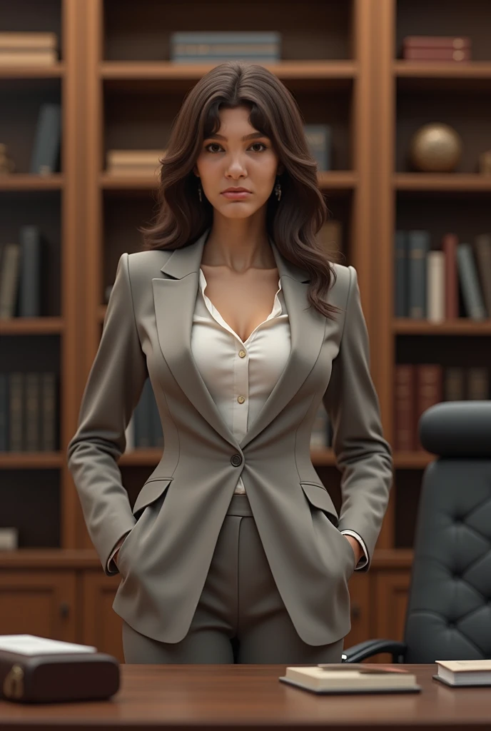 Draw her as a lawyer