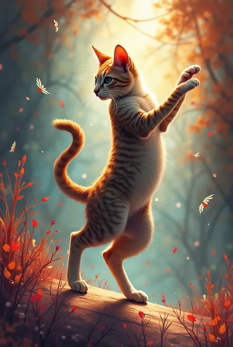 dancing cat 