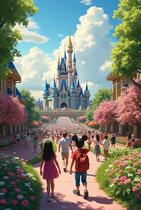 Disney world in the sping