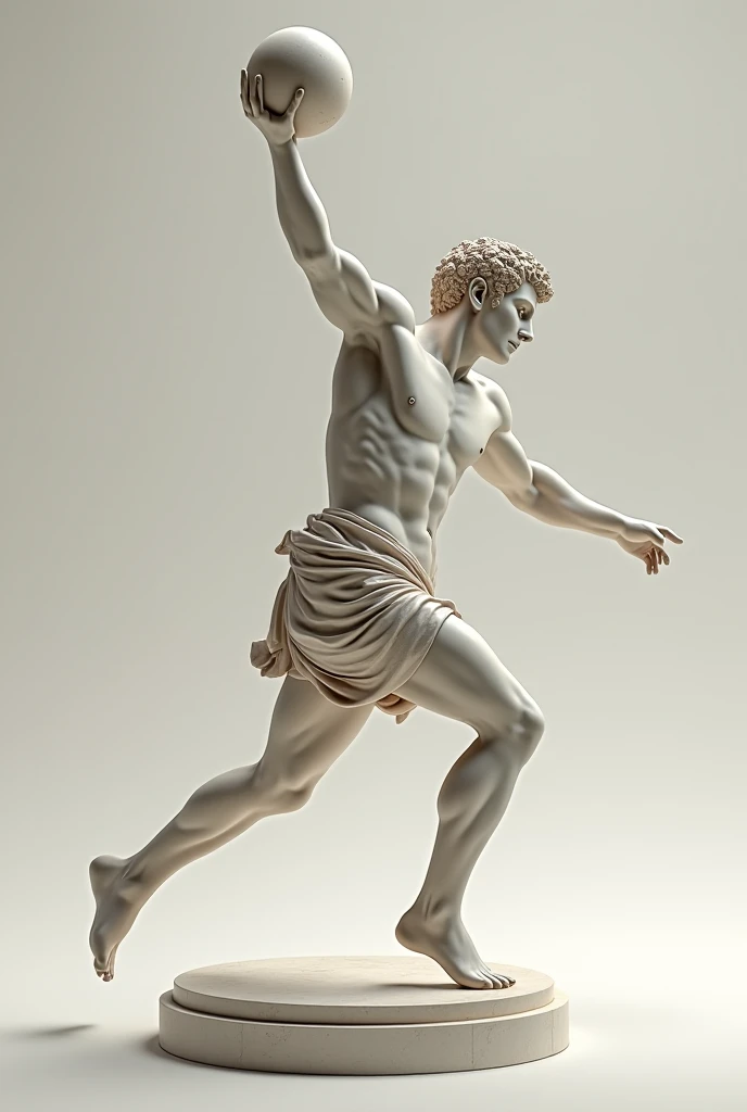 Create an image of the discobolus for physical education to attach to the school jersey