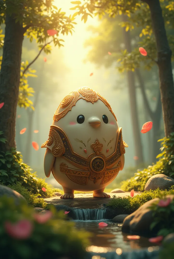 A warrior egg, willing to help people