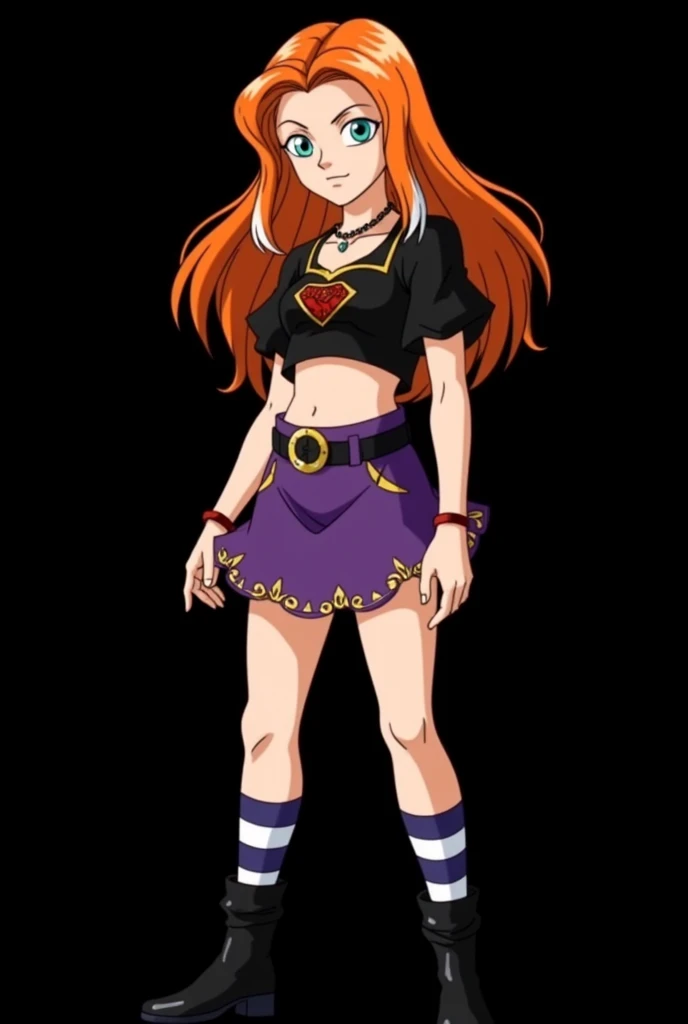 Personagem feminina de um criança de s idade. Wiccan sorceress from the Dragon Ball Classic universe with the traits of Akira Toriyama and made by the animation studio TOEI ANIMATION. Age: s.  Appearance

Hair :  Long and voluminous , in a vibrant shade of...