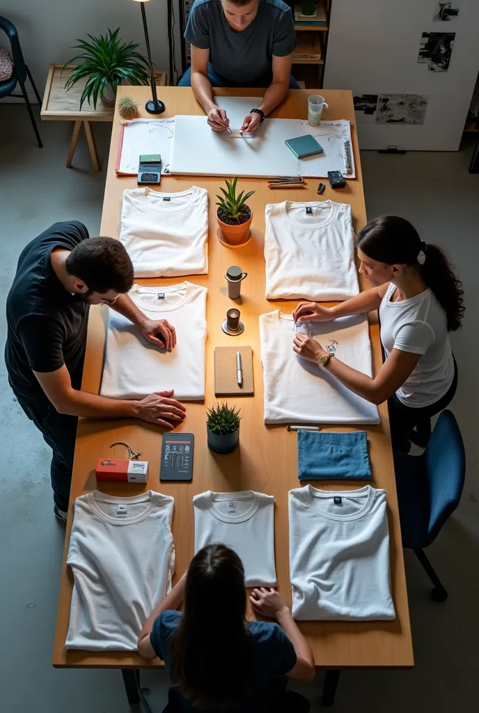 Organize your arms and put in the clean t-shirts and organize and get us into the studio 