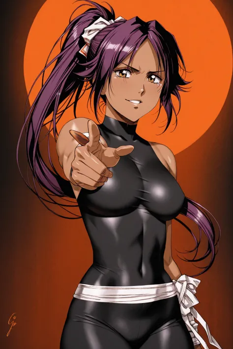 Urushihara_Style, bleach, anime, yoruichi