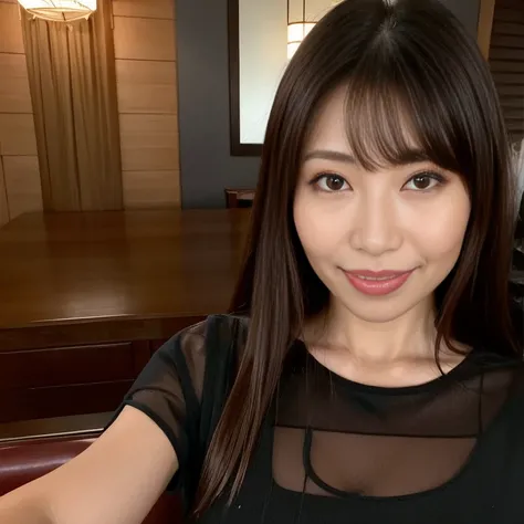 Dutch Angle、(UHD, masterpiece, anatomically correct, textured skin, super detail, best quality, 8k, focus on glass, Clear Images)、 slender figure:1.2、(Japanese mature 65 year old woman:1.2)、detail face、beautiful eyes、bangs、Balanced medium breasts、Torpedo B...