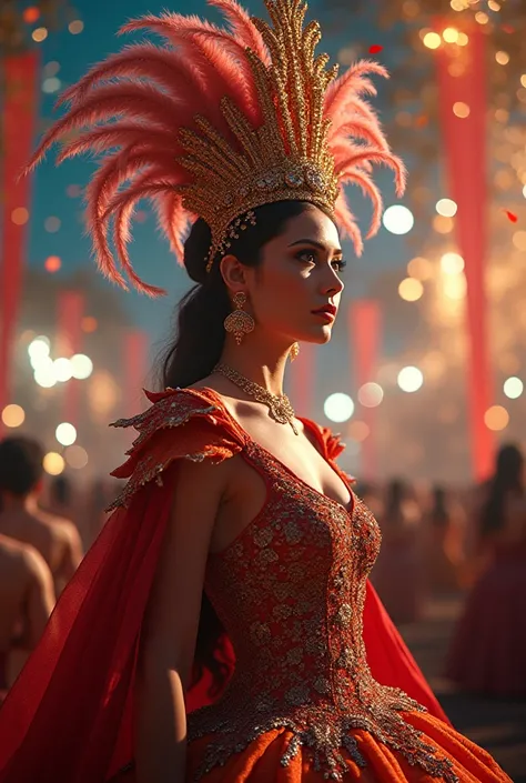 An image of a carnival queen 