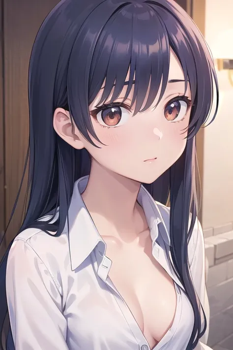  Kisaragi Chihaya,small breasts, Lantern,long hair, brown eyes,
((masterpiece)), (Highest quality), Official Art, Very Detached CG, unity 8k wallポaポer, ultra high definition,
1 girl, ((detailed faces,  blanking:1.2)), (( Smooth Texture :0.75,  realistic te...